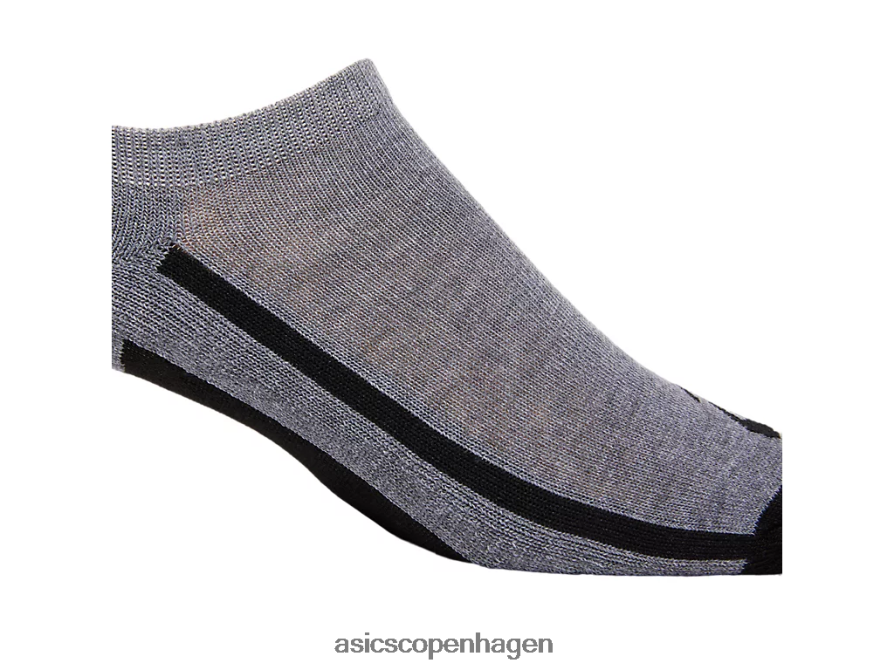 Asics forestilling 2 no show mellemgrå lyng/sort Z206F61905