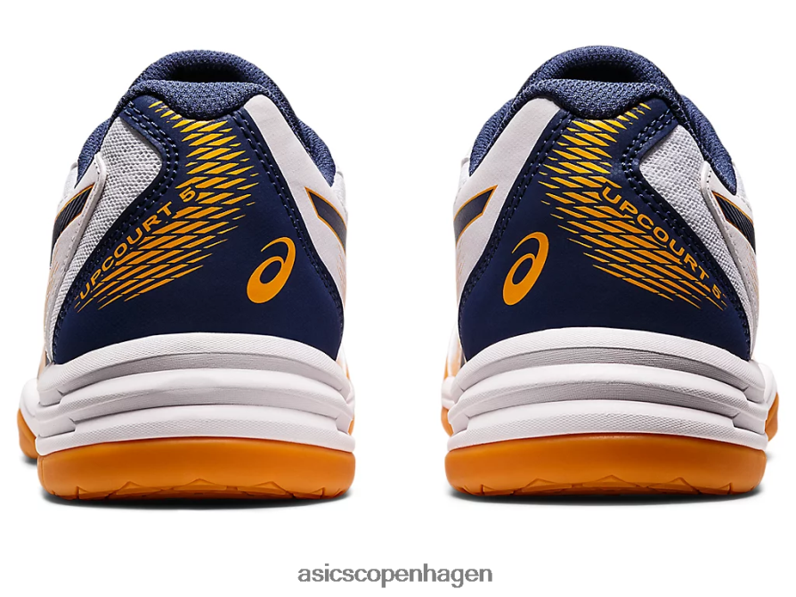 Asics forret 5 hvidt/dybt hav Z206F61158