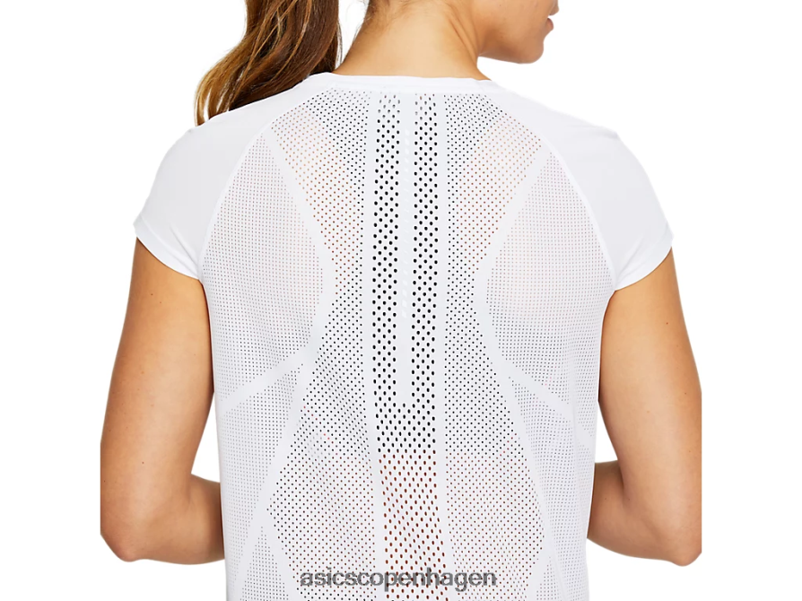 Asics fremtidig tokyo ventilate kortærmet top strålende hvid Z206F64131