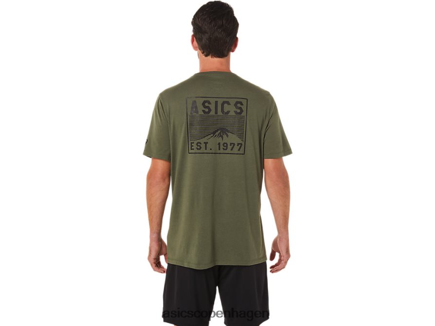 Asics fuji 1977 t-shirt oliven lærred Z206F61630