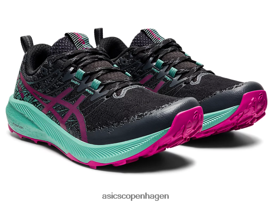 Asics fuji lite 2 sort/fuchsiarød Z206F63586