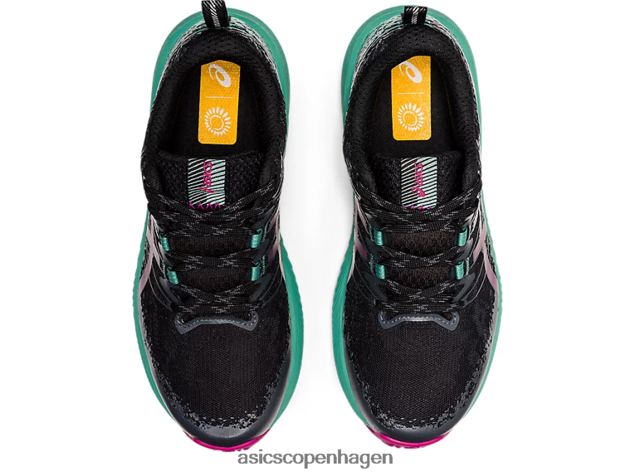 Asics fuji lite 2 sort/fuchsiarød Z206F63586