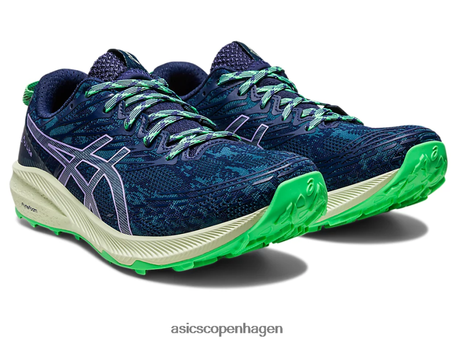 Asics fuji lite 3 blæk blågrøn/digital violet Z206F62639
