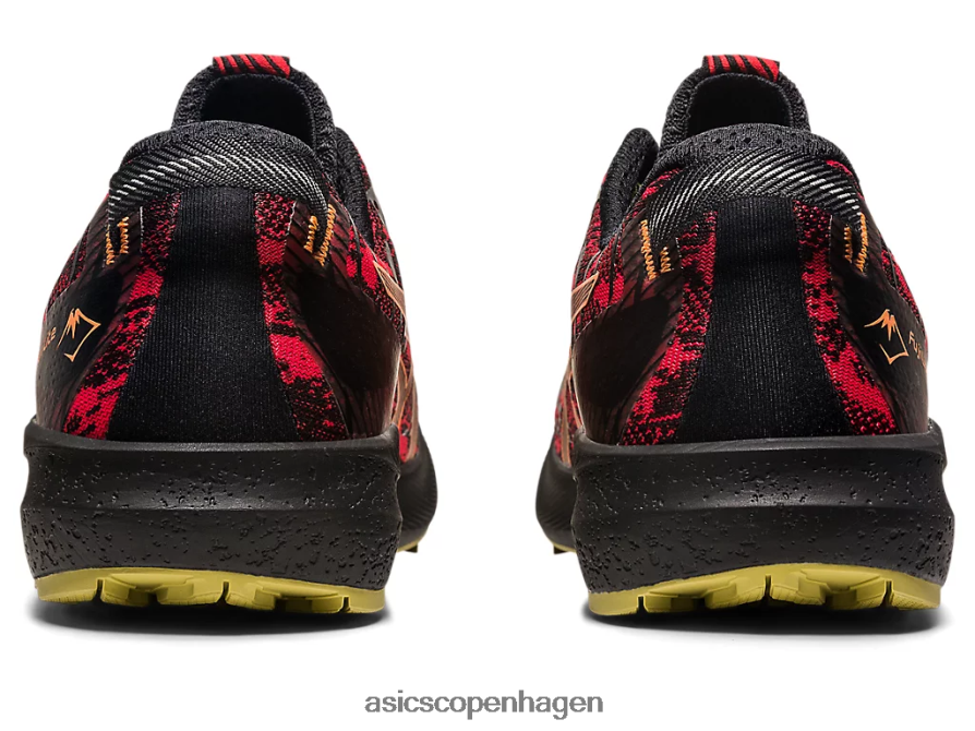 Asics fuji lite 3 elektrisk rød/sort Z206F6620