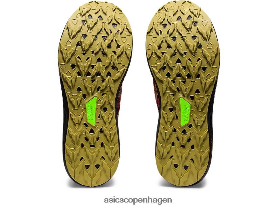 Asics fuji lite 3 elektrisk rød/sort Z206F6620