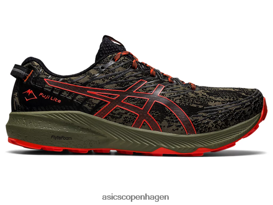 Asics fuji lite 3 kappegrøn/cherrytomat Z206F6735