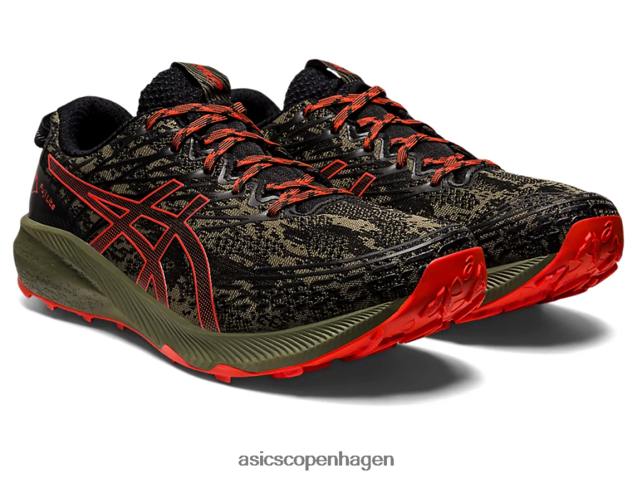 Asics fuji lite 3 kappegrøn/cherrytomat Z206F6735