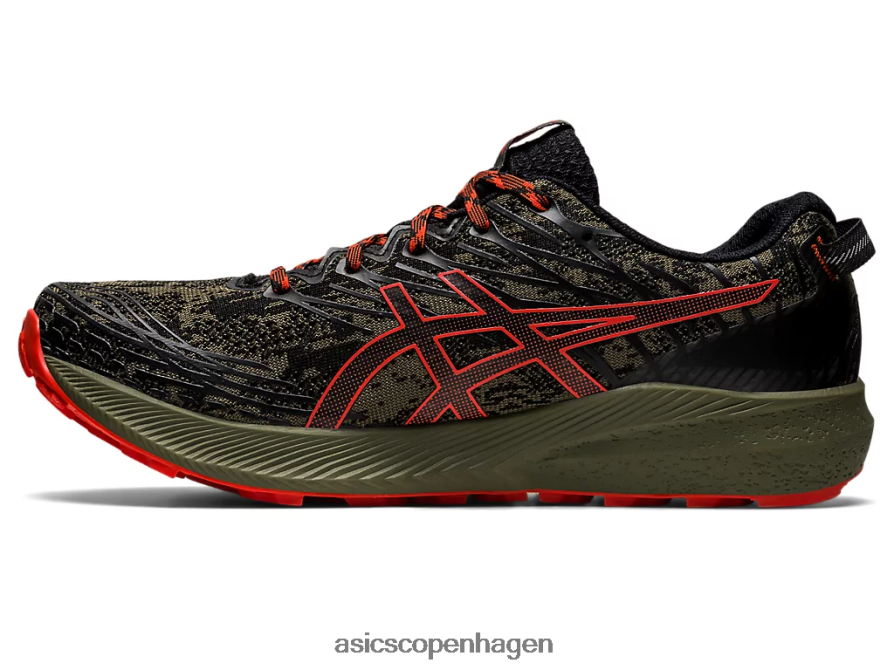 Asics fuji lite 3 kappegrøn/cherrytomat Z206F6735