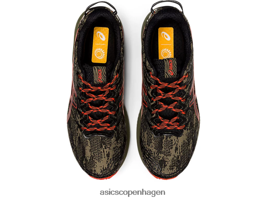 Asics fuji lite 3 kappegrøn/cherrytomat Z206F6735