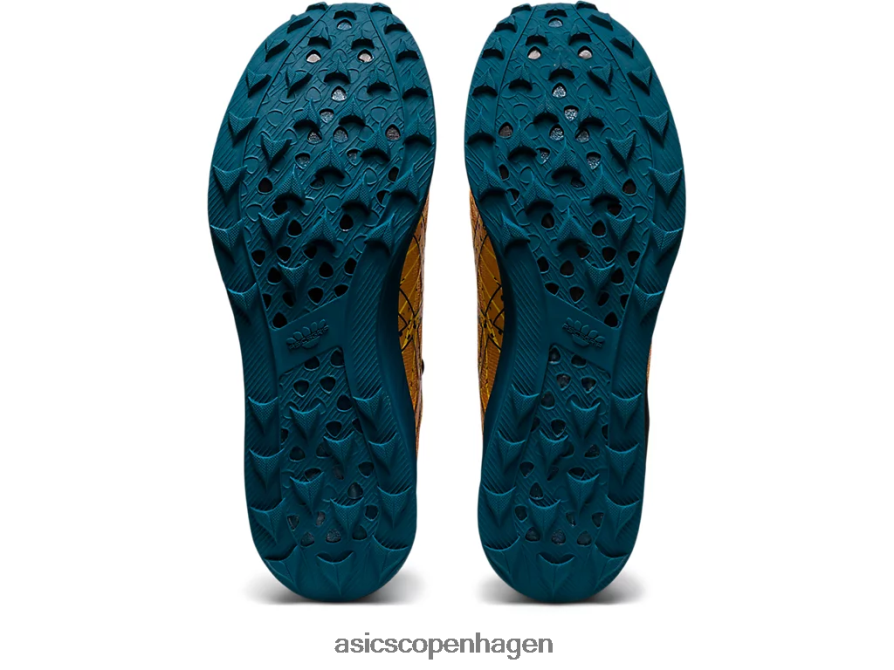 Asics fujispeed gylden gul/blæk blågrøn Z206F6636