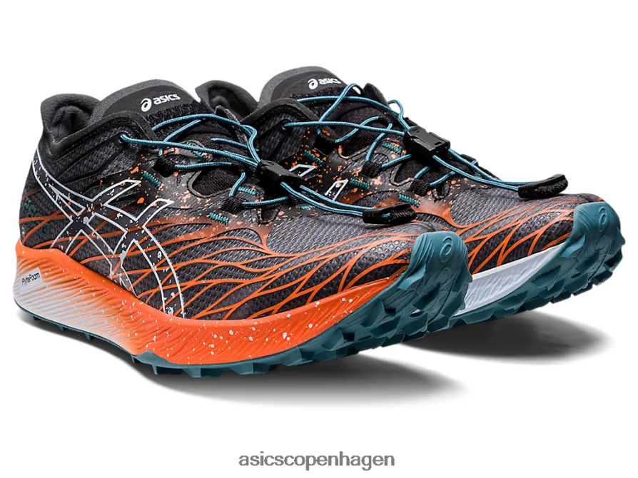 Asics fujispeed sort/nova orange Z206F62906