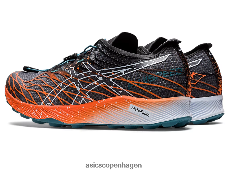 Asics fujispeed sort/nova orange Z206F62906
