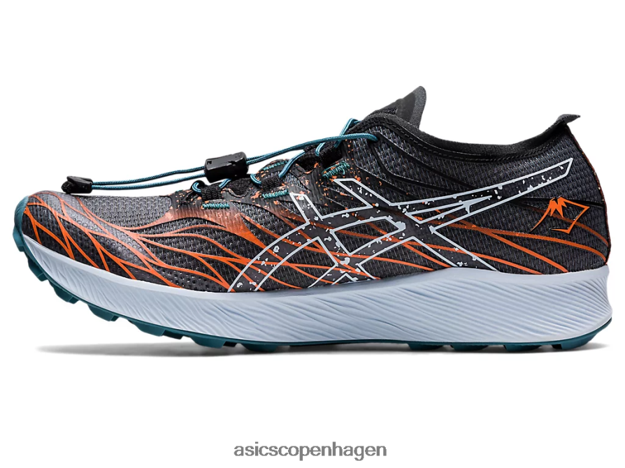 Asics fujispeed sort/nova orange Z206F62906