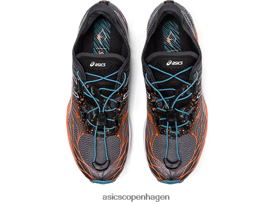 Asics fujispeed sort/nova orange Z206F62906