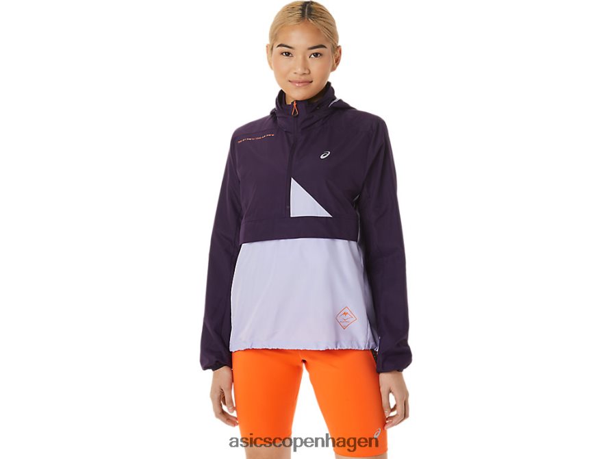 Asics fujitrail anorak natskygge/damp Z206F63084