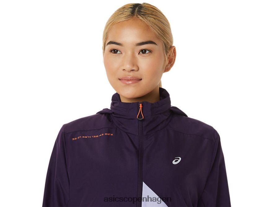 Asics fujitrail anorak natskygge/damp Z206F63084
