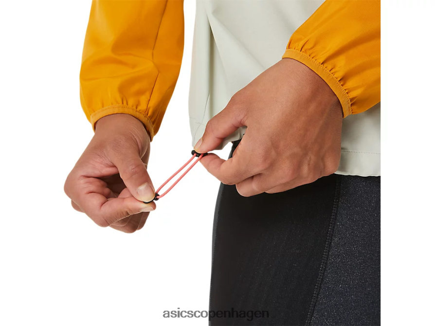 Asics fujitrail anorak sandstorm/let salvie Z206F62568