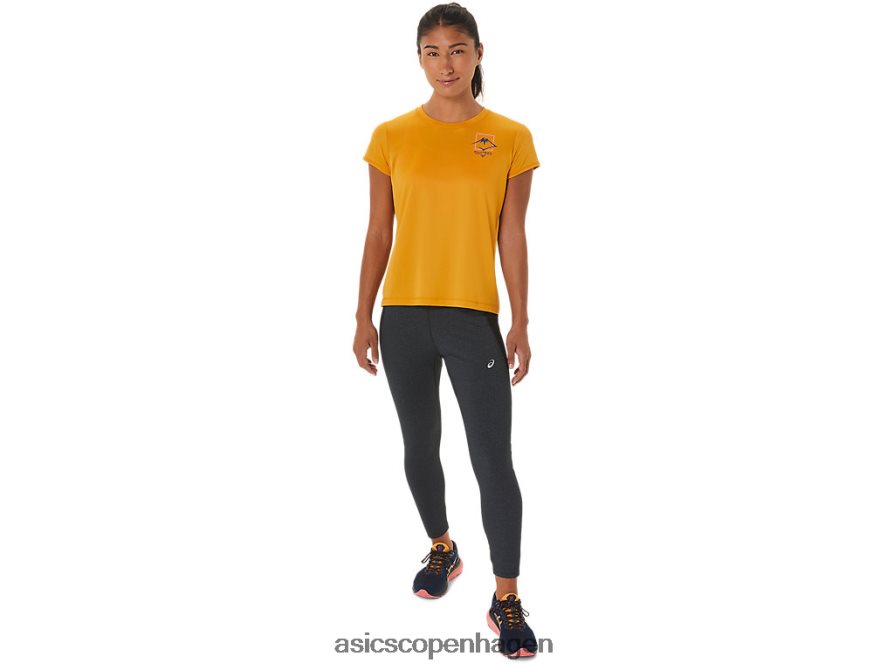 Asics fujitrail logo kortærmet top sandstorm Z206F62565