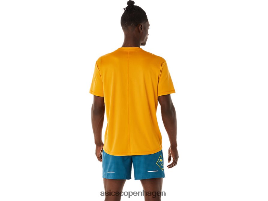 Asics fujitrail logo kortærmet top sandstorm Z206F6420