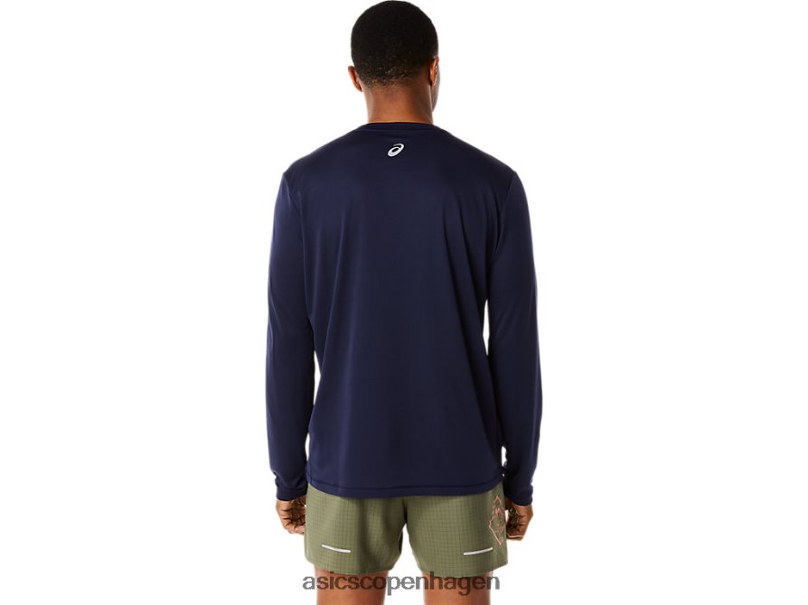 Asics fujitrail-logo langærmet top midnat Z206F61067