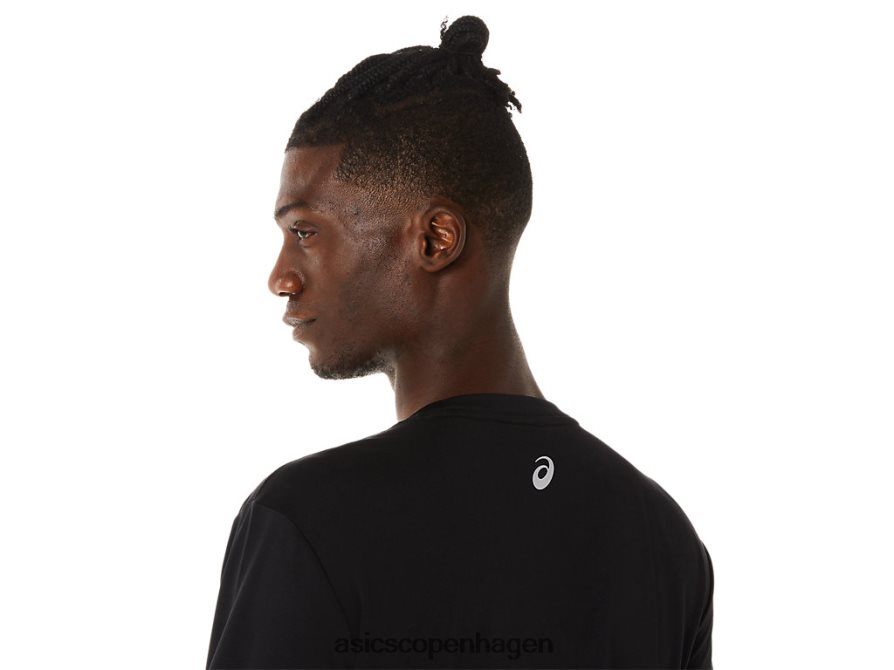 Asics fujitrail-logo langærmet top ydeevne sort Z206F6508