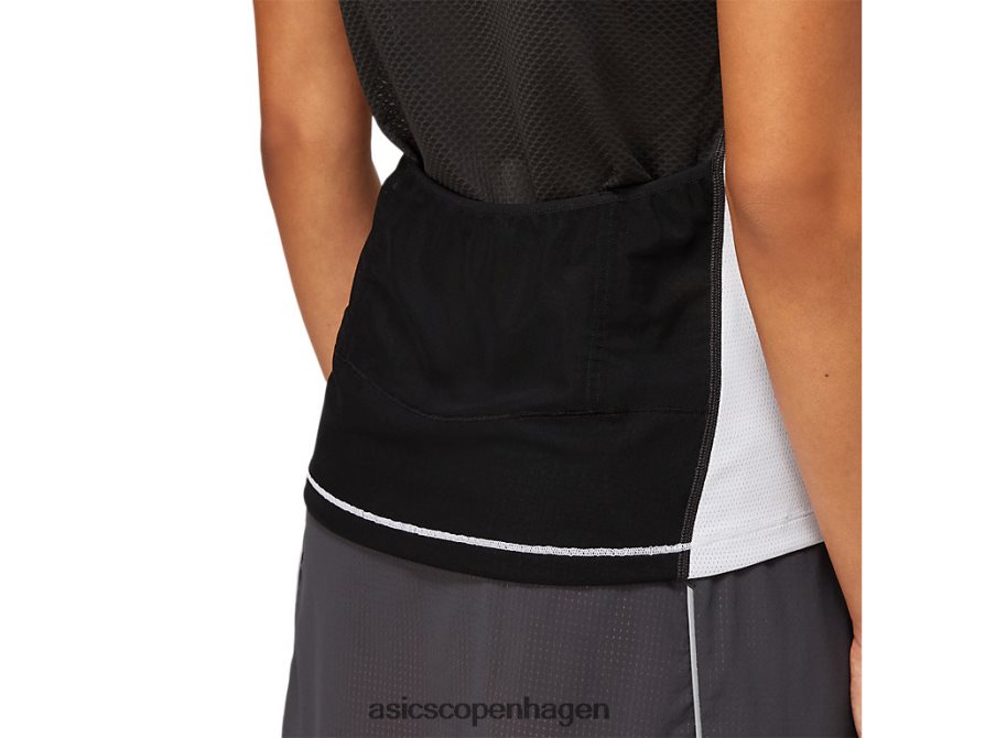 Asics fujitrail top grafitgrå/brillant hvid Z206F63854