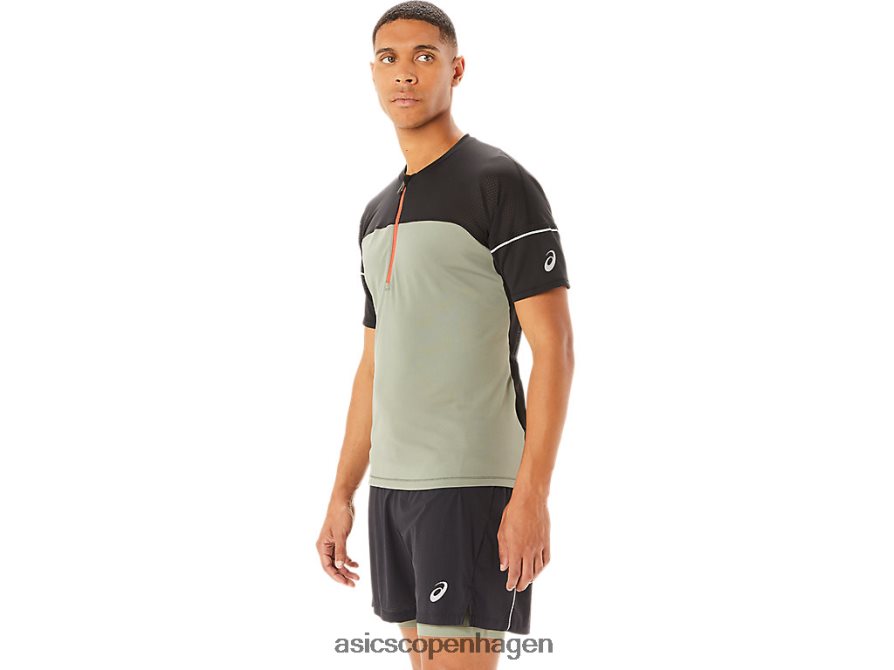 Asics fujitrail top lav grøn/performance sort Z206F61088