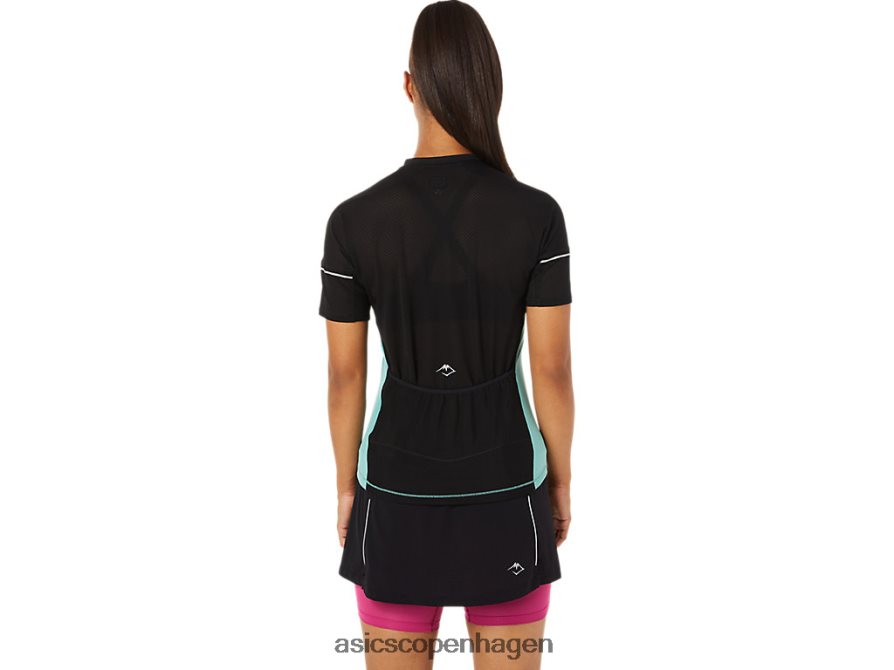 Asics fujitrail top salvie/performance sort Z206F63401