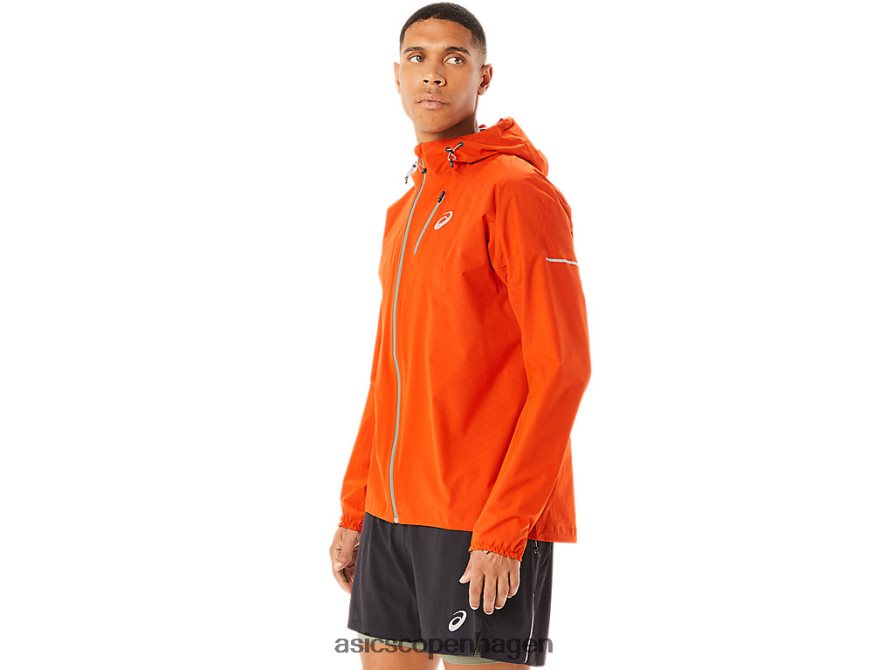 Asics fujitrail vandtæt jakke cherry tomat Z206F61146
