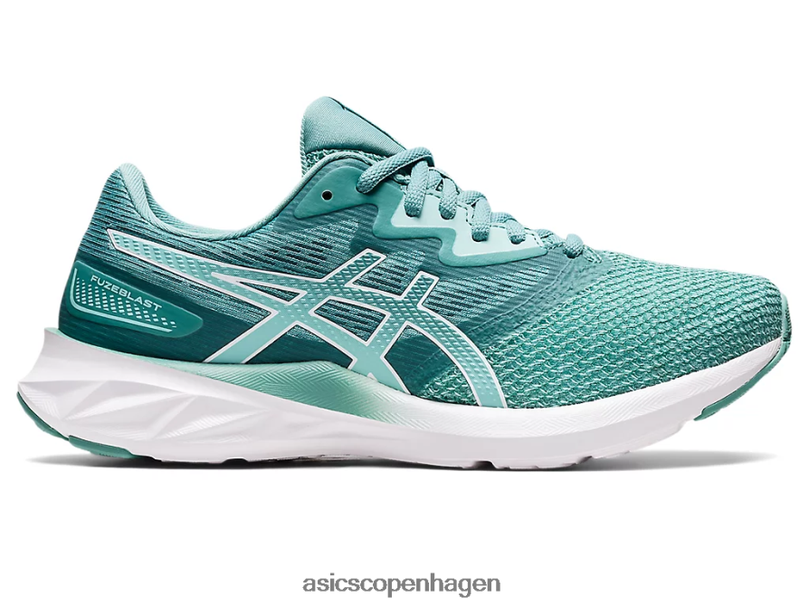 Asics fuzeblast oasis grøn/hvid Z206F63581