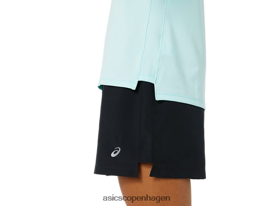 Asics færdigsæt halv lynlås klar blå Z206F63344