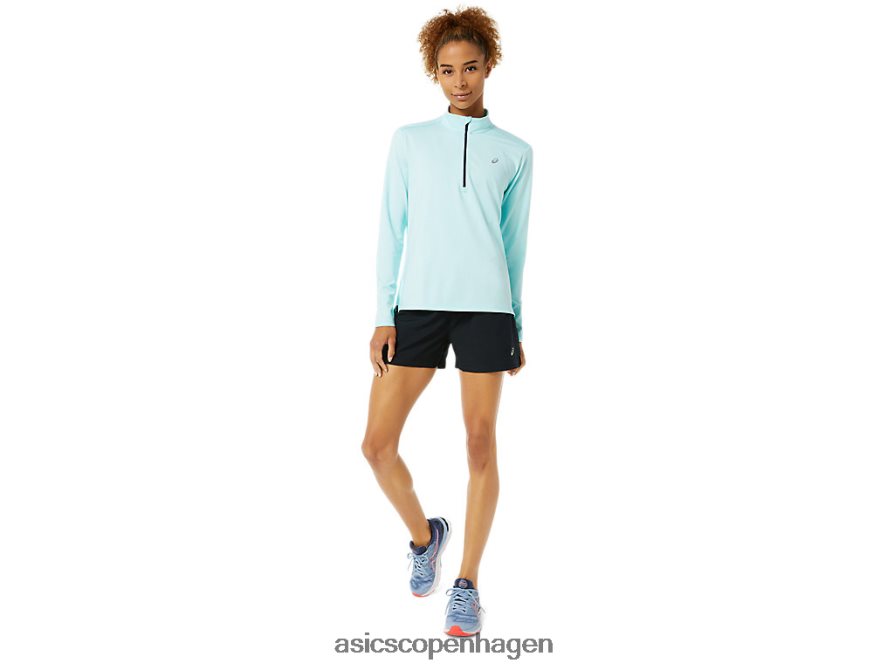 Asics færdigsæt halv lynlås klar blå Z206F63344