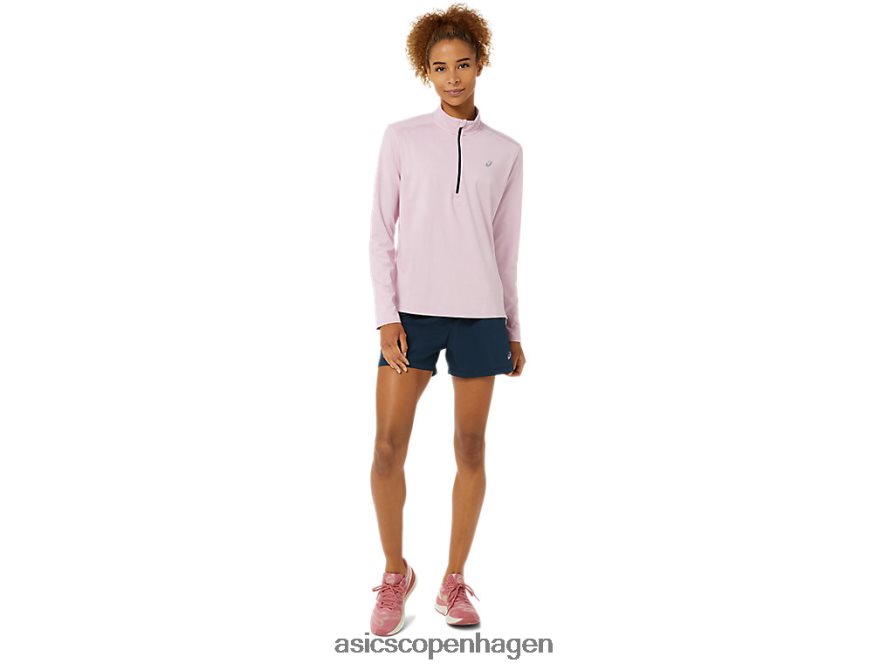 Asics færdigsæt halv lynlås knapt rose/fransk blå Z206F63496