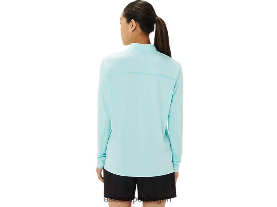 Asics færdigsæt halv lynlås lam klar blå/fransk blå Z206F63307