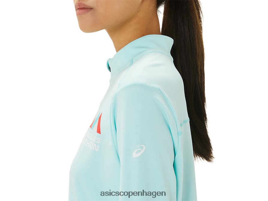 Asics færdigsæt halv lynlås lam klar blå/fransk blå Z206F63307