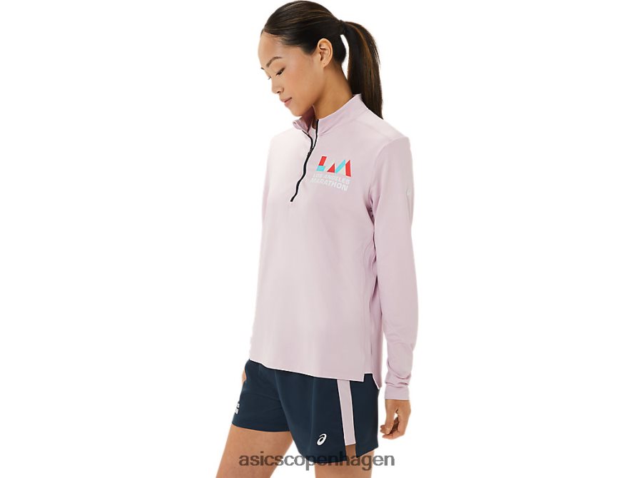 Asics færdigsæt halv lynlås lam knapt rose/fransk blå Z206F63316