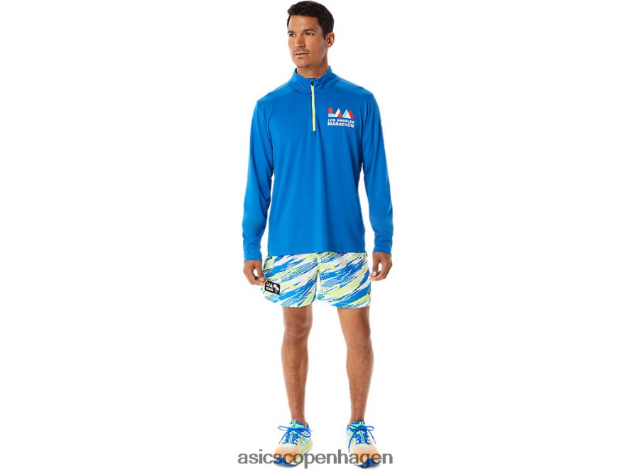 Asics færdigsæt halv lynlås lam søkørsel/hazard green Z206F61339