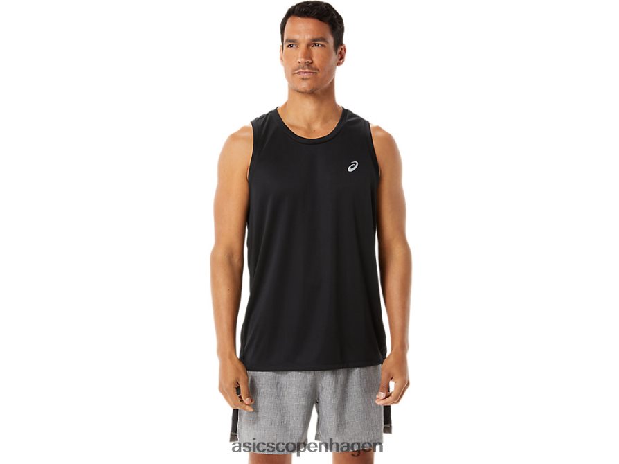 Asics færdigsæt lyte singlet ydeevne sort Z206F6311