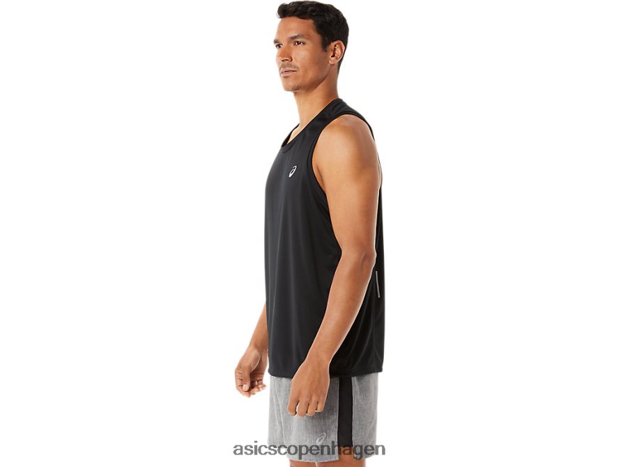 Asics færdigsæt lyte singlet ydeevne sort Z206F6311