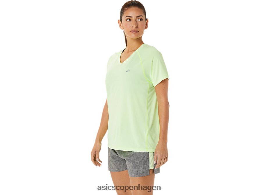 Asics færdigsæt lyte v-hals belyse gul lyng Z206F63396