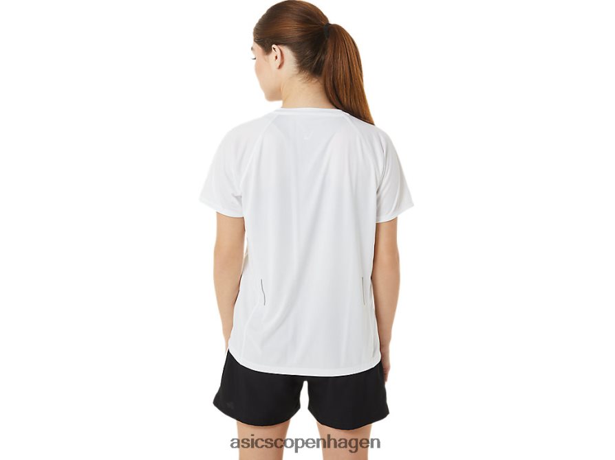 Asics færdigsæt lyte v-hals strålende hvid Z206F63389