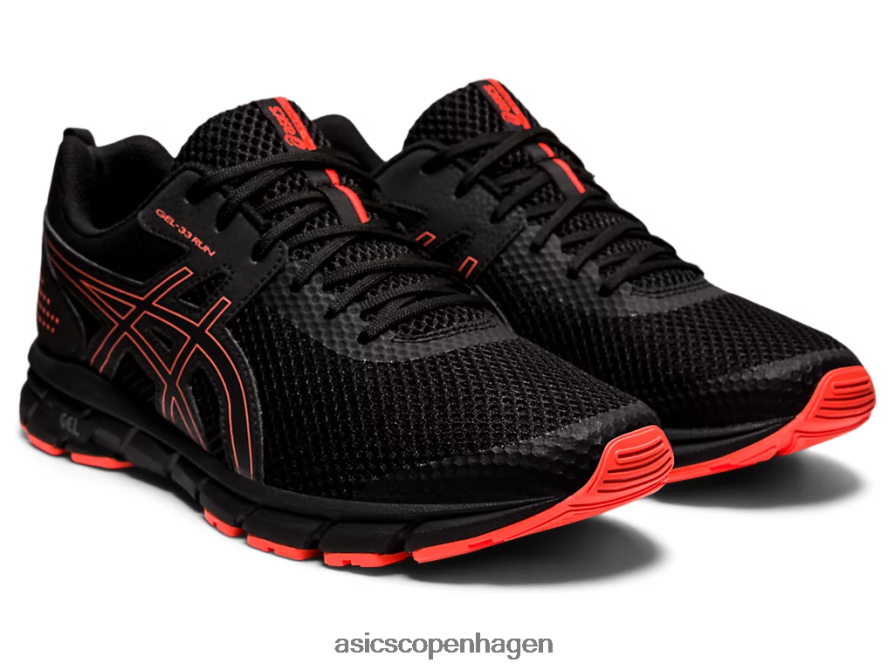 Asics gel-33 sort/flash koral Z206F6896