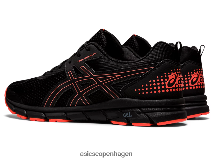 Asics gel-33 sort/flash koral Z206F6896