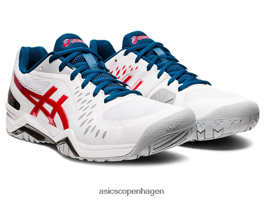 Asics gel-challenger 12 hvid/klassisk rød Z206F61949