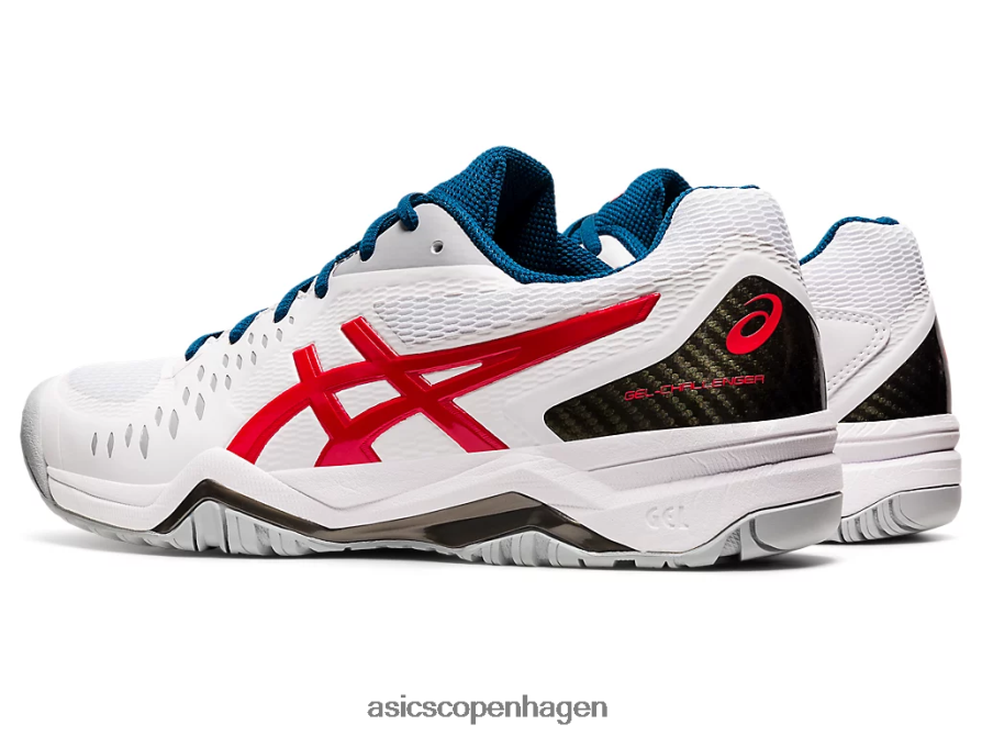 Asics gel-challenger 12 hvid/klassisk rød Z206F61949