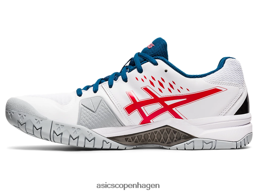 Asics gel-challenger 12 hvid/klassisk rød Z206F61949