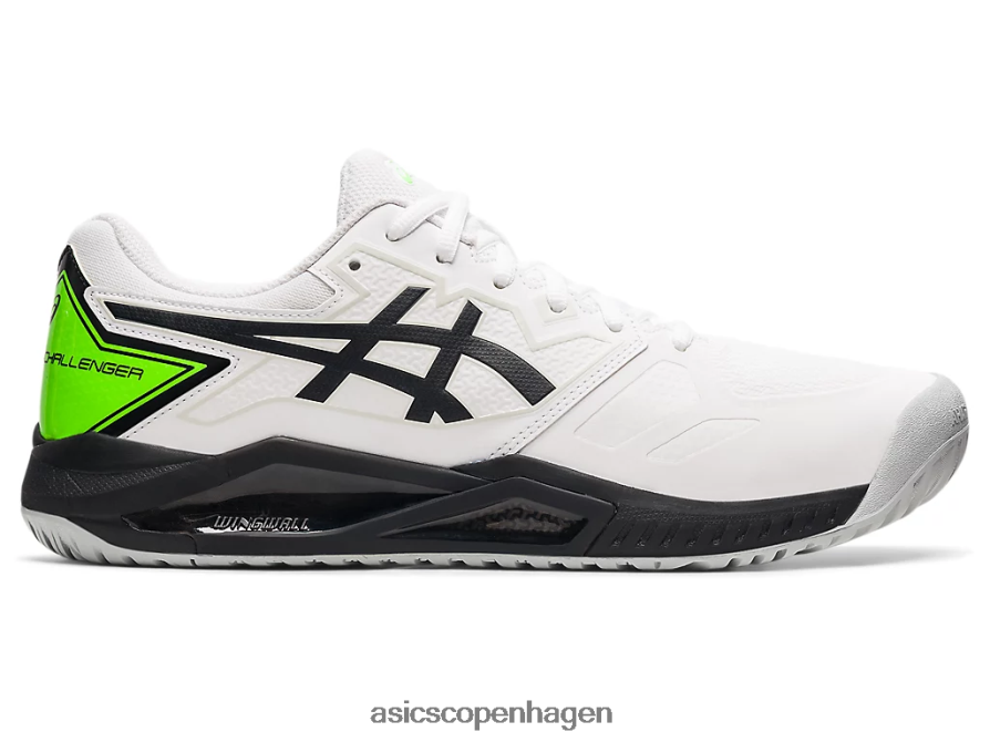 Asics gel-challenger 13 hvid/grøn gekko Z206F61161