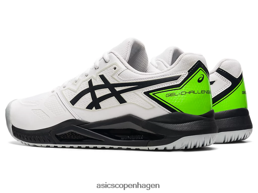 Asics gel-challenger 13 hvid/grøn gekko Z206F61161