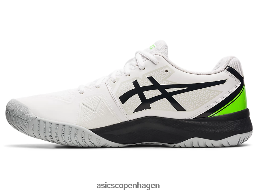 Asics gel-challenger 13 hvid/grøn gekko Z206F61161