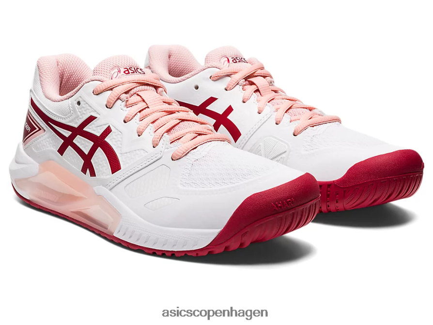 Asics gel-challenger 13 hvid/tranebær Z206F62720